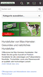 Mobile Screenshot of max-hamster.de